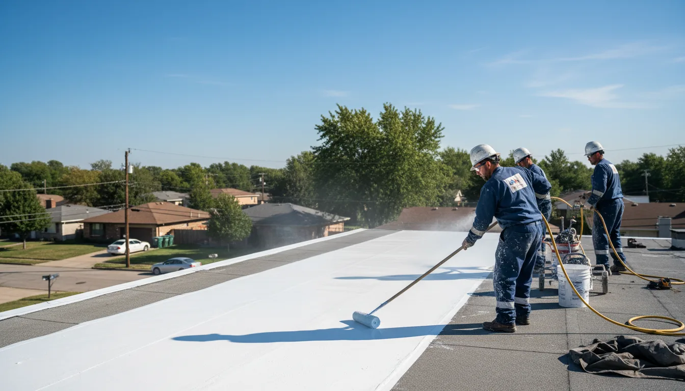 Commercial roof coating in Raymond, WA near me